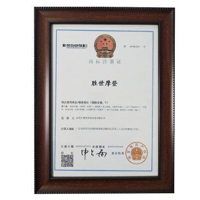 Trademark certificate